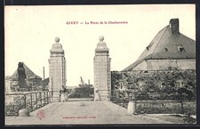 Old postcard Givet, La Porte de la Charbonnière 