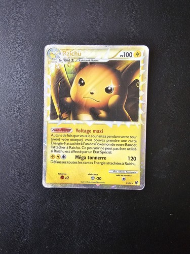 Carte pokémon raichu - raichu, prime
