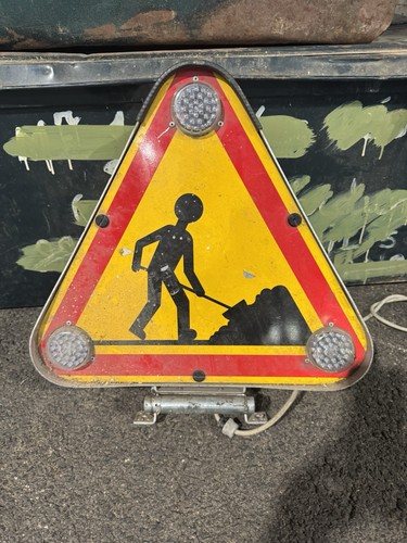 Panneau travaux routiers