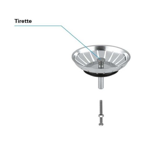 Vidage bonde grille a - a, evier