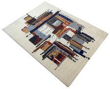 Tapis 100% Laine Multicolore