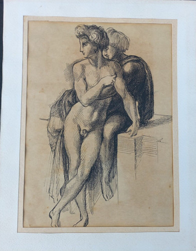 Dessin ancien antique - ',