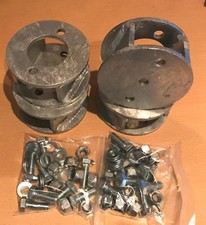 Land Rover Defender 90 Galvanise Ressort Entretoise Bloc Kit 50mm/2 " Levier -