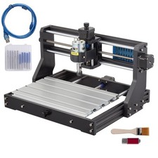 VEVOR Machine à Graver Graveur CNC 3018 Pro GRBL pour Acrylique PVC Bois