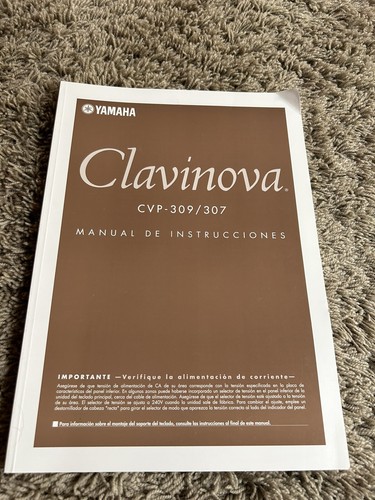 Yamaha clavinova cvp 309 - yamaha,
