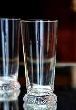 DAUM FRANCE · A large orangeade glass (x1), 15cm, crystal - model "Kim"