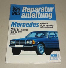Manuel De Réparation Mercedes W 123 Diesel - 200 D À 300 D - Année 1976 - 1978