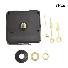 Kit de mécanisme d'horloge à quartz silencieuse pour horloges murales en méta
