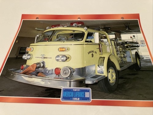 American lafrance pompier 1958 - pompier,