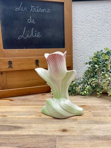 Vase tulipe faïence - vase,