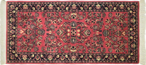 Tapis sarough 70x140 fait - sarough, main