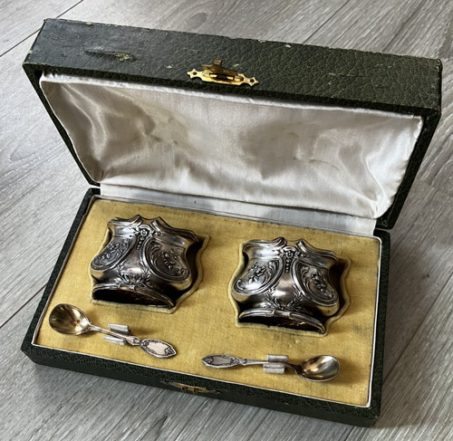 Beau coffret paire salières - beau,