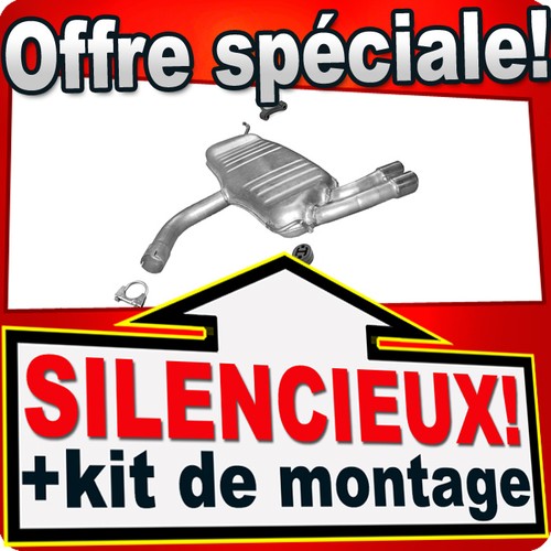 Silencieux arriere pour - silencieux,