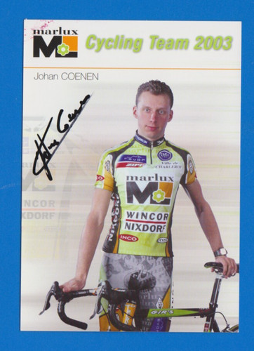 Cyclisme carte cycliste - cycliste, johan
