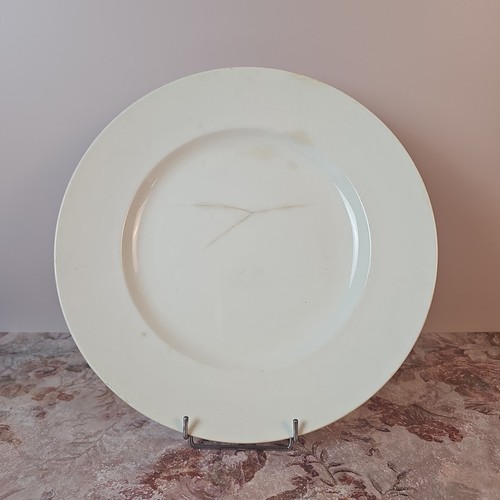 Plat rond faïence ancienne - plat,
