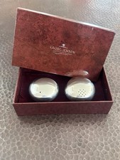 Georg Jensen Stainless Steel Salt and Pepper Shakers in Stylish Danish Design