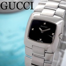 563 Operation GUCCI Watch Ladies 8500L 4P Diamond Noir