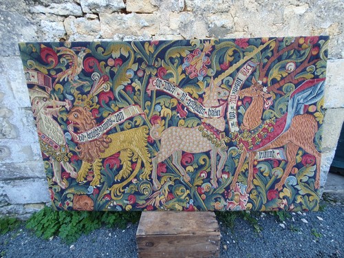 Grande tapisserie médiévale - grande,