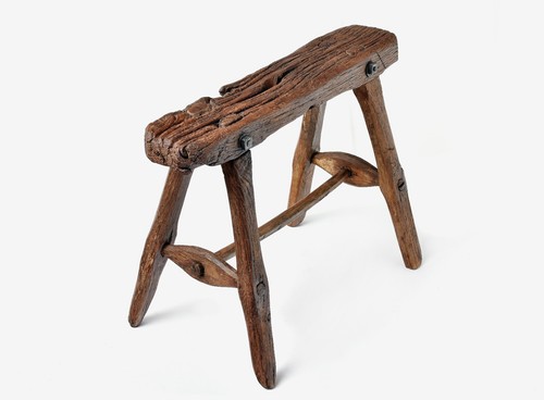 Ancien petit banc métier - ancien,