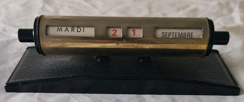 Calendrier perpétuel vintage - calendrier,