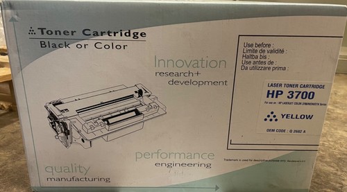 Toner cartridge hp3700 yellow - toner,