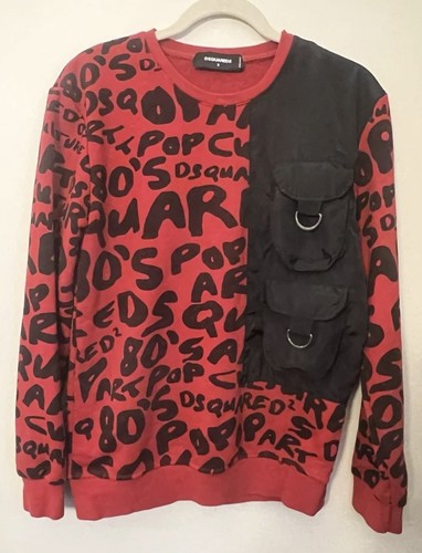 Dsquared2 sweat shirt red - sweat,