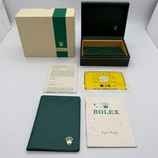 Vintage Rolex Oyster Perpetual 1500 Genuine watch box 10.00.2 Green stripe