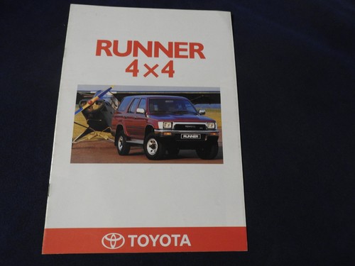 Catalogue toyota runner 4x4 - runner,
