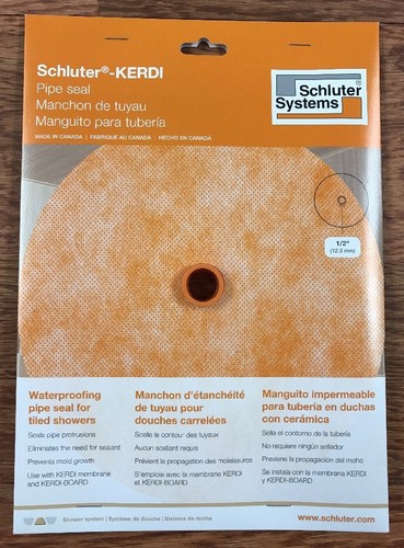 Schluter kerdi pipe seal - pipe,