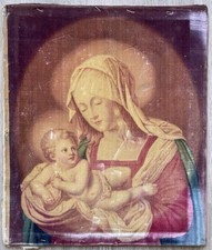 Tableau Tissu Velours Ancien