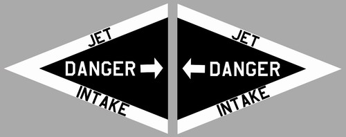 Danger jet air intake - x,