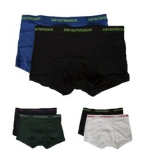 Pack 2 boxer caleçon boxeur homme bipack EMPORIO ARMANI article 111210 4A717