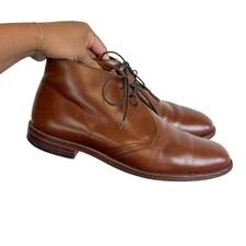 Trickers England Mens Chukka Lace-Up Leather Boots Brown - 9.5