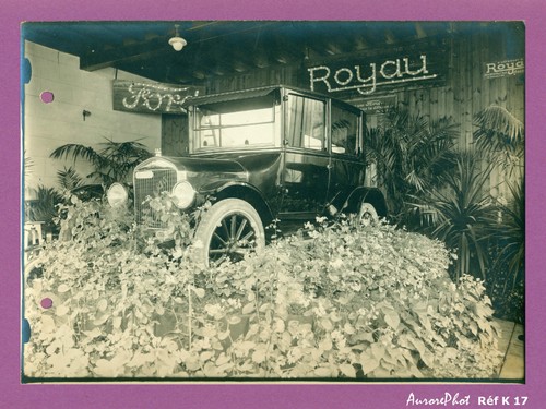 Photo vintage 1930 garage - photo,