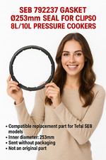 SEB 792237 Gasket Ø253mm Seal for Clipso 8L/10L Pressure Cookers