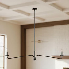 Lustre à bougie en laiton |