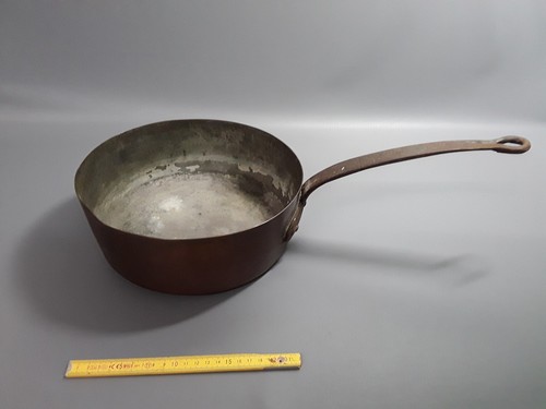 Ancienne poele cuivre - poele,