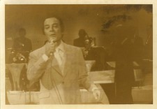 OLD PHOTO - VINTAGE SNAPSHOT - CURIOSITY TELEVISION TV GEORGES GUÉTARY SCREEN