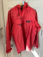 Slioch Red Taped Neoprene Cagoule Hooded Jacket Size S