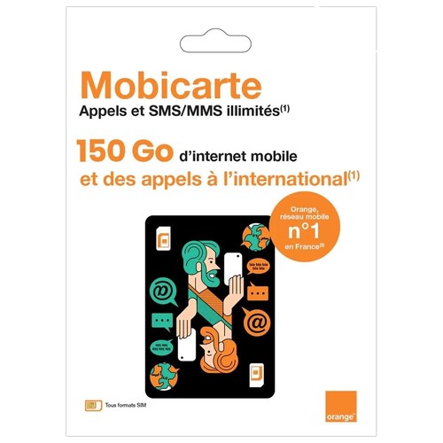 Carte sim orange - orange, 150go