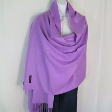 Large écharpe unie MAUVE