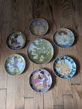 6 assiettes n°1 à 6 + 1 plat