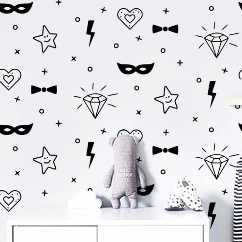 Diamond wall decals - diamond,