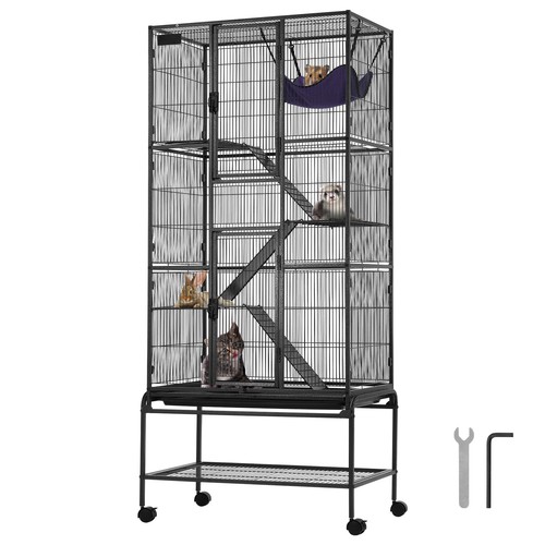Cage furet roulante 4 - cage,