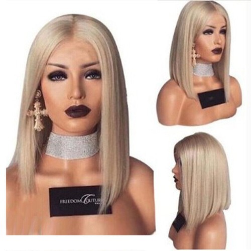 Perruques courtes blondes - , remy