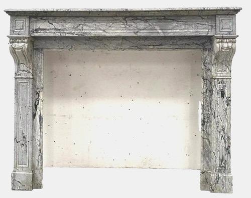 Cheminée style louis - cheminée, de
