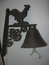 clochette murale décor coq
