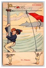 Comic humor ~FRENCH Navy ~ Our Sailors NOS MARINS ~ Gervese artist ~WWI military