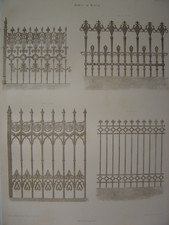 Lithograph of Wrought Iron