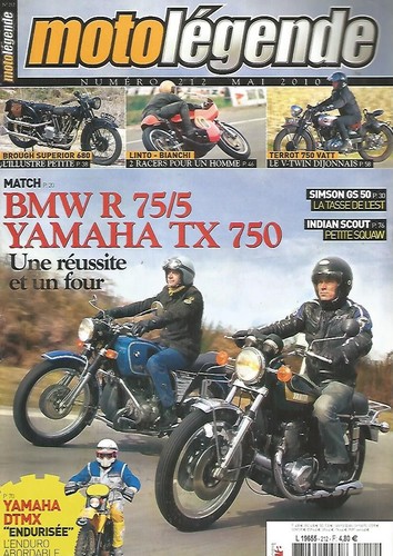 Moto legende 212 brough - legende, n°212